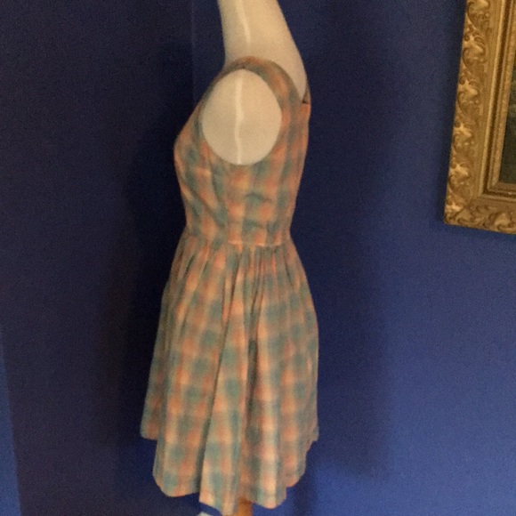 Modcloth retro rainbow plaid tartan cotton summer day dress 🌈 - Picture 17 of 17